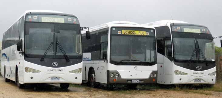 Heyfield Hino RN8J King Long 0277AO & 5702AO and Irisbus Eurorider ABM CB50 0271AO